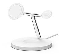 Supporto di Ricarica Wireless con Magsafe 3 In 1 - Bianco