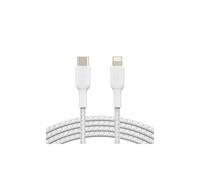 Belkin BoostCharge Pro Cavo USB-C a Lightning 1 m Cavo USB-C a Lightning da 1 metro con certificazione MFi, rivestimento intrecciato ultraresistente e