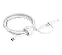 Belkin Cavo di ricarica 2 in 1 CAC003HQ1.5MWH BoostCharge Pro – USB-C e Lightning 1,5 m Bianco