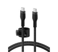 Belkin BoostCharge Pro Flex Cavo intrecciato da USB Type C a USB C, cavo di ricarica rapida PD, certificato USB-IF per iPhone 16/15, Galaxy S24, Pixel, iPad, Nintendo Switch, MacBook, altri, 2 m, nero