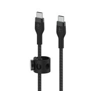 Belkin BOOSTCHARGE PRO Flex cavo USB USB 2.0 3 m USB C Nero (PRO FLEX USB-C/USB-C CBL FAST C - SILICONE CABLE SUPPORTS FAST CHA)
