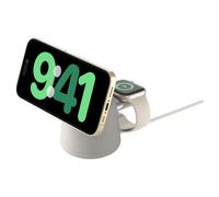 Belkin BoostCharge Pro Qi2 15W 2 in 1 Caricabatterie wireless USB-C beige Cavo da 1,5 m