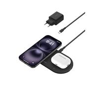 Belkin WIZ021VFBK Caricabatterie wireless per due dispositivi, nero Belkin