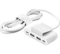 Belkin BootCharge Hub USB-C 4 Porte 1:4 USB Type-C 2m Bianco - Nuovo