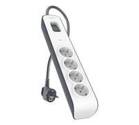 Belkin BSV400vf2M-V2 Grigio, Bianco 4 presa(e) AC 250 V 2 m