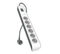 Belkin BSV603ca2m Nero, Bianco 6 presa(e) AC 2 m NEW