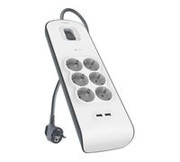 BSV604VF2M-V2 2,4 AMP USB CHARGING 6-OUTLET SURGE PROT. STRIP