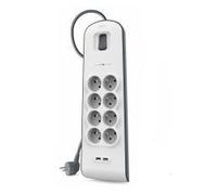 Belkin BSV804ca2M Bianco 8 prese(e) AC 2 m NEW