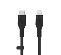 Belkin CAA009BT3MBK cavo Lightning 3 m Nero (FLEX LIGHTNING/USB-C CBL FAST C - SILICONE CABLE SUPPORTS FAST CHA)