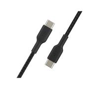 Cavo di ricarica Boost Belkin da USB-C a USB-C intrecciato da 1 m Nero