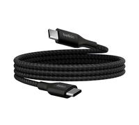 BELKIN - Câble tressé USB-C vers USB-C 240W, 1m noir