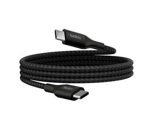 BELKIN - Câble tressé USB-C vers USB-C 240W, 1m noir