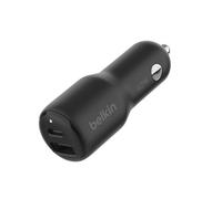 Belkin CARICABATTERIA DA AUTO DOPPIO USB-C 30W +USB-A 12W (42W USB-C PD +12W USB