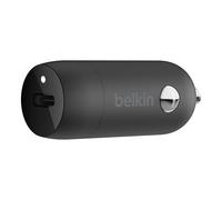 Belkin Caricabatteria da auto rapido USB-C da 20 W, caricatore auto USB C, ricarica veloce caricabatterie auto per 16, 15, 14, 13, 12, Samsung Galaxy S24, S23, Google Pixel, Sony, iPad e altri - Nero
