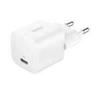 Belkin Caricatore USB-C da 25 W per telefono, ricarica rapida USB-C PD 3.0 con PPS per Apple iPhone 16, 15 Plus, Pro, Pro Max, iPad, Samsung Galaxy S25, Pixel 9, Nintendo Switch e altri, bianco