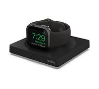 Belkin Caricabatteria per Apple Watch, Tappetino di ricarica wireless rapida da viaggio certificato MFi, modalità Notte, design minimalista, cavo USB-C incluso, Apple Watch Series 8, 7, 6, 5, Ultra