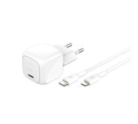 WCA008KQ1MWH-B5 30W USB PD WALL CHARGER WITH PPS, WHT W/1M C-LTG