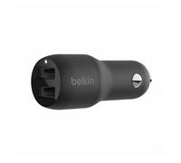 Belkin - Caricabatterie Da Auto Con Doppia Porta Usb-a 12w-nero Belkin