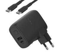 Belkin - Caricabatteria Da Muro E Da Viaggio 25w + 5k Pb-nero Belkin