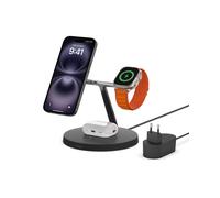 Belkin Caricabatterie wireless 3 in 1 con MagSafe, caricatore wireless rapida pe