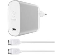 Belkin Caricatore da Casa Universale da 45 W/USB-C, Cavo da USB-C a USB-C da 1.8 m Incluso, Ricarica Standard Compatibile con Google Pixel 2/2L, Samsung Galaxy S8/S8+/S9/S9+/Note 9 e iPad Pro