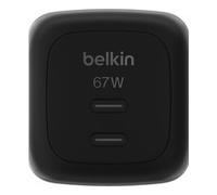 Belkin caricatore Dual USB-C 67W PD + PPS , nero WCH020kqBK WCH020KQBK