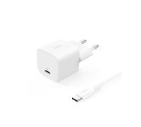 Belkin Caricatore USB-C da 25 W con cavo tipo C da 60 W (1 metro), ricarica rapida USBC PD 3.0 con PPS per Apple iPhone 16 Series, iPad Pro, Samsung Galaxy S25, Nintendo Switch e altri, bianco