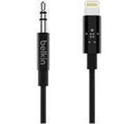 Belkin Av10172bt03 Lightning To Jack 0.9m One Size Black