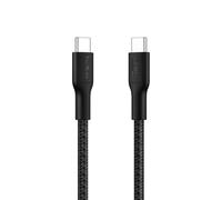 Belkin Cavo da USB-C a USB-C intrecciato, ecosostenibile (1 m, 240 W), Cavo USBC di Ricarica Rapida flessibile per iPhone 16, Galaxy S25, Pixel 9, MacBook, iPad Pro - Nero (USB-C 2.0)