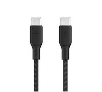 Belkin Cavo BoostCharge da USB-C a USB-C a doppia treccia PD 100W 3M Nero