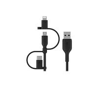 Belkin BOOST CHARGE cavo USB 1 m USB A USB C/Micro-USB B/Lightning Nero