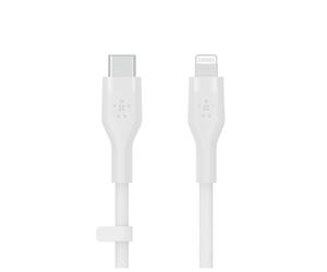 Belkin Cbl Silicone USB-C LTG 3M blc Bianco - Nouvo
