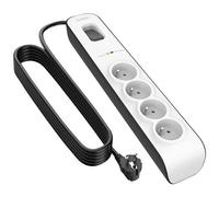 Belkin BSV400ca2M Protezione dalle Sovracorrenti con 4 Prese, 2 m, EU Tipo Francia