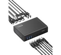 Belkin Collega una docking station 16-in-1 da 100 W, dock USB C a triplo display con supporto 4K a 60Hz, tecnologia DisplayLink - Dock USB C con trasferimento dati da 10 Gbps, porta Ethernet da 2,5 Gb