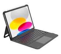Custodia Tastiera AZERTY Bluetooth per iPad 10 2022 Everyday Cradle Antiurto