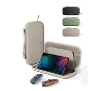 Belkin Custodia da viaggio per Nintendo Switch 2, con supporto AirTag e tasca per carte da gioco, custodia protettiva leggera e portatile, con guscio rigido e interno morbido, elementi essenziali da