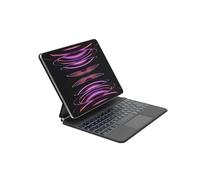 Belkin Custodia per iPad Pro con supporto magnetico, tastiera Bluetooth retroilluminata, controlli multi-gesto, custodia in pelle, custodia in pelle, QWERTY, tasti multimediali per iPad M4 Pro da 13