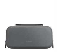 Belkin Gaming Custodia di ricarica per Nintendo Switch 2 con power bank portatile 10K, display LCD, ricarica rapida per Nintendo Switch da 30 W con porta-AirTag e porta-cartucce per giochi - Carbone