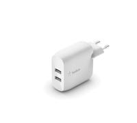 Belkin Dual Usb-a Wall Charger 12w X2 One Size White
