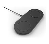 Belkin 2x 10w Dual Wireless Charging Pad With Psu One Size Black