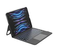 Belkin Everyday - Tastiera con custodia per iPad da 10 generazione da 10,9", retroilluminata e supporto, controllo multi-gesto, fissaggio Apple Pencil, QWERTZ, tasti multimediali