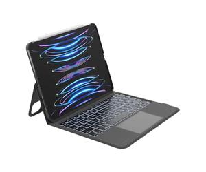 Belkin Everyday - Tastiera con custodia per iPad da 10 generazione da 10,9", retroilluminata e supporto, controllo multi-gesto, fissaggio Apple Pencil, QWERTZ, tasti multimediali