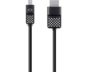 Belkin F2Cd080Bt06 Cavo da Mini DisplayPort ad Hdmi da 1,8 M Compatibile con 4K, Nero/Bianco