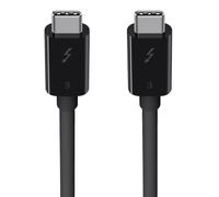 Belkin F2cd084bt0.8mbk Cavo Thunderbolt 3 da USB-C a USB-C 0,8 m Nero