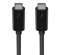 Belkin F2CD085BT2M-BLK Cavo Thunderbolt 3 da 100 W, da USB-C a USB-C, 2 m, Nero