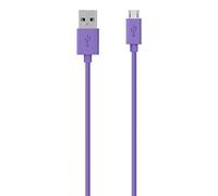 Belkin F2CU012bt2M-PUR Cavo di Ricarica e Sincronizzazione da Micro-USB a USB MIXIT, 2 m, Viola