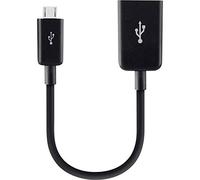 Belkin F2CU014btBLK Adattatore da Micro-USB (B) a USB On-the-Go (A), 12 cm, Nero