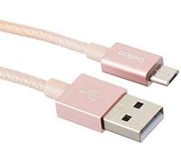 Belkin F2CU021BT04-C00 Cavo MIXIT Metallico da Micro-USB a USB, Oro Rosa