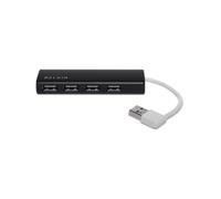 Belkin F4u042bt Hub Usb 2.0 Travel Slim 4 Port One Size Black