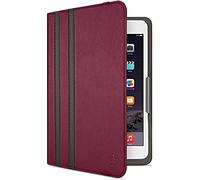 Belkin F7N324btC03 Custodia Twin Stripe per iPad Mini 1, 2, 3, 4, Compatibile con Tablet da 8 Pollici, Rosso Scuro
